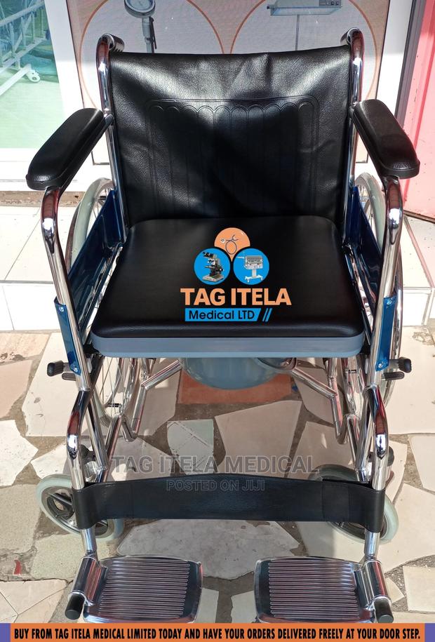 Commode Wheelchair (ShortBack) · Photo 6