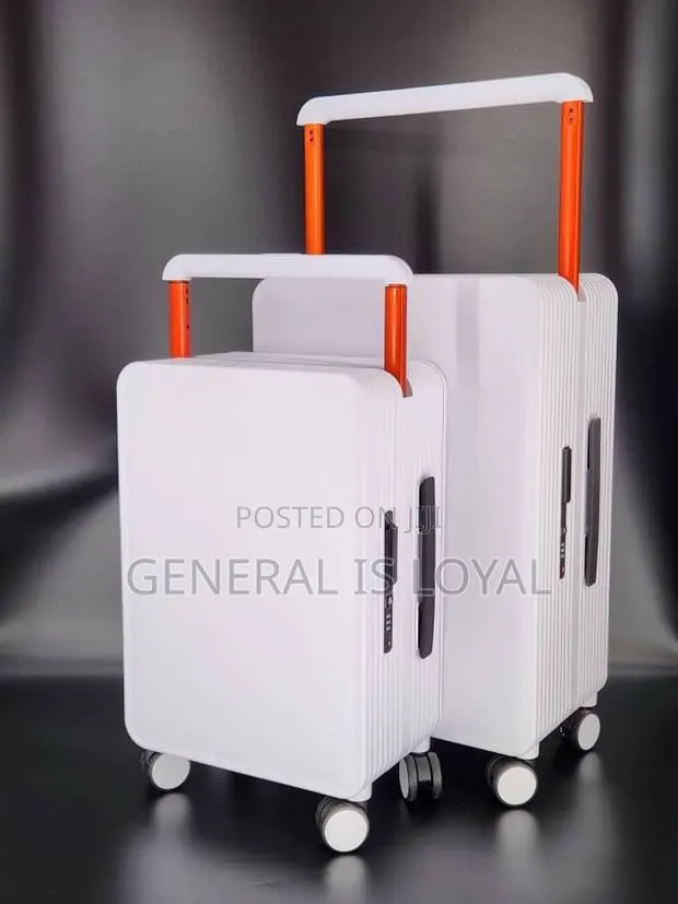 Solid 2in1 Zipless White Trolley Traveling Bag · Photo 1