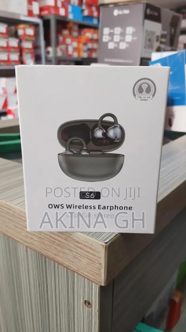 S6 Ows Wireless Earphones Clip Ear Stereo · Photo 1