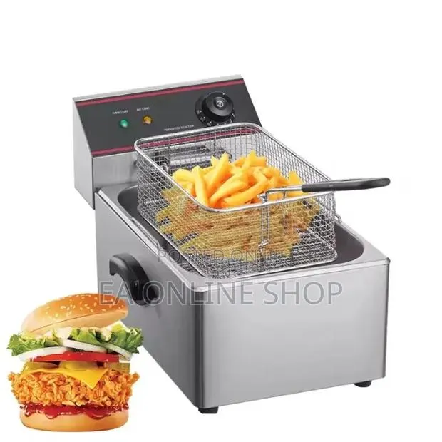 2500W 6L Electric Deep Fryer for Commercial Home Use + Temp. Control+ · Photo 1