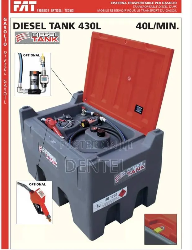 Diesel Tank With Pump 430L · Photo 1