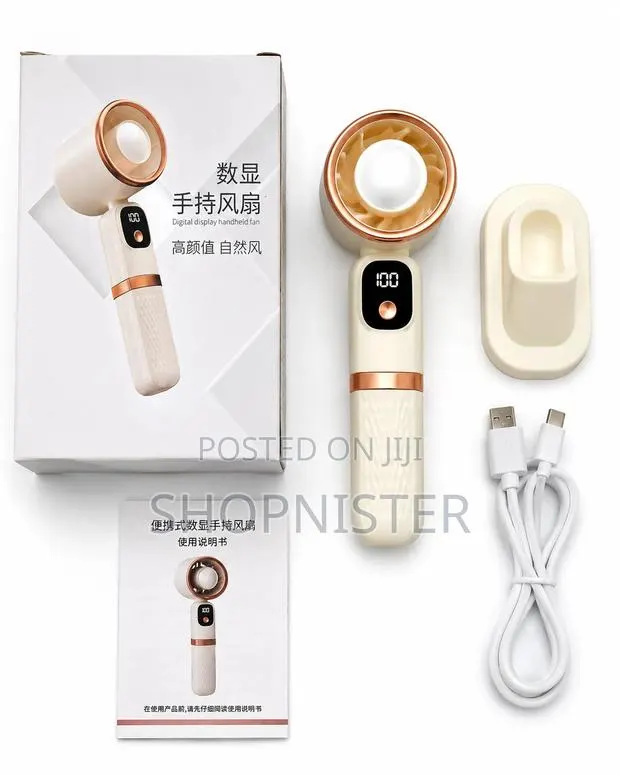 Portable Rechargeable Handheld Mini Fan – Usb Cooling Fan · Photo 1