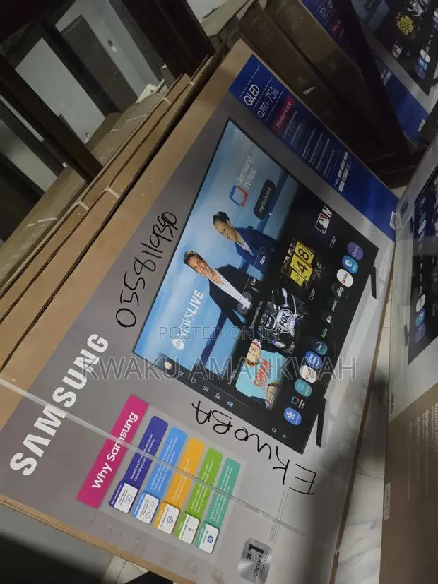 Samsung 75inch Qled Smart TV · Photo 1