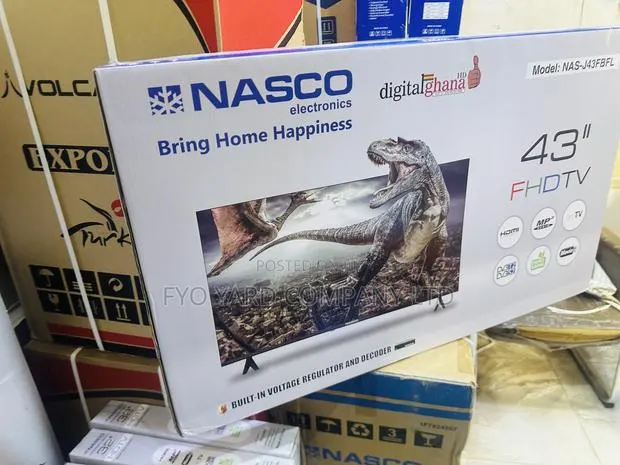 Latest Nasco 43 Inch Led Nas-J43fbfl Digital Satellite Television · Photo 1