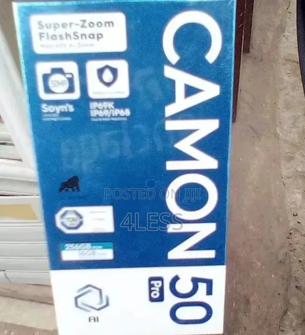 New Tecno Camon 50 Pro 256 GB Black · Photo 1