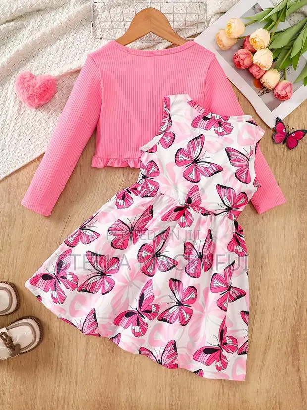 Cute Dress With Coat for 1-5yrs Only · Photo 4