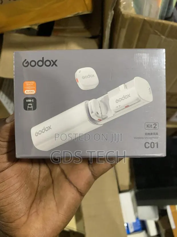 Godox C01 Wireless Microphone (Usb C)- White · Photo 1