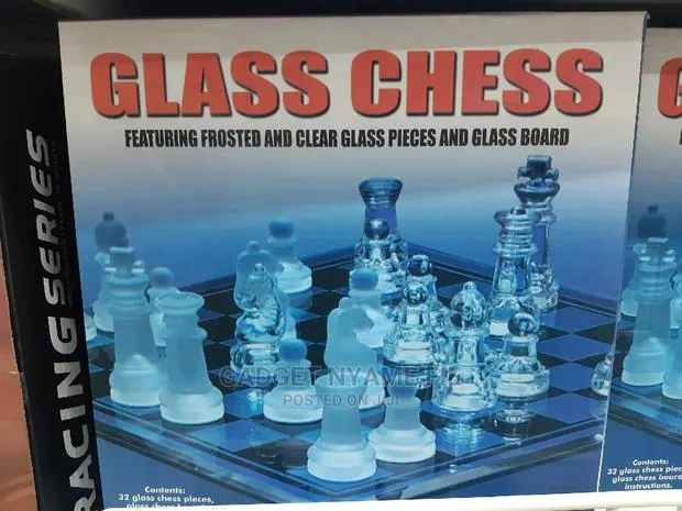 32 Piece Classy Glass Chess Set-6 Inches · Photo 1
