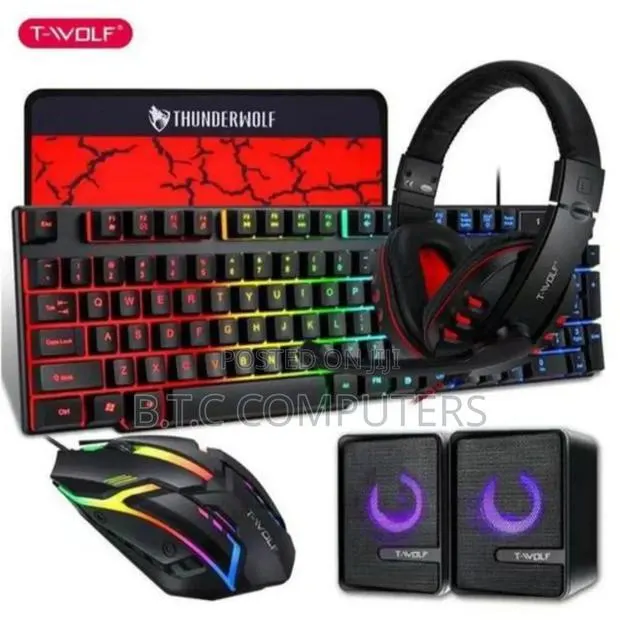 Game Set 5in1 Headset Keyboard Mouse Pad Speaker And Mouse · Photo 1