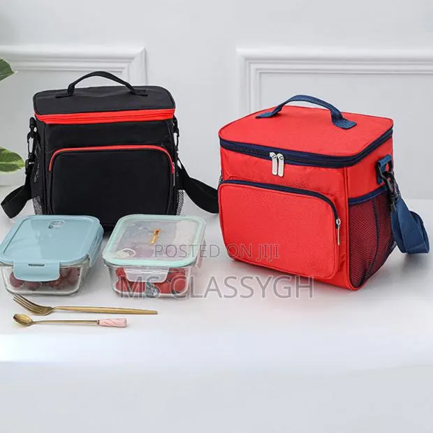 Unisex Thermal Insulated Lunch Bag Food Carrier Tote Oxford · Photo 1