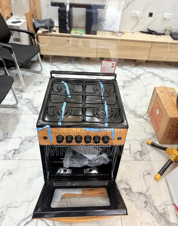 Order Classic Volcano 50x50cm Glass Oven 4 Gas Burner(Wooden). · Photo 1