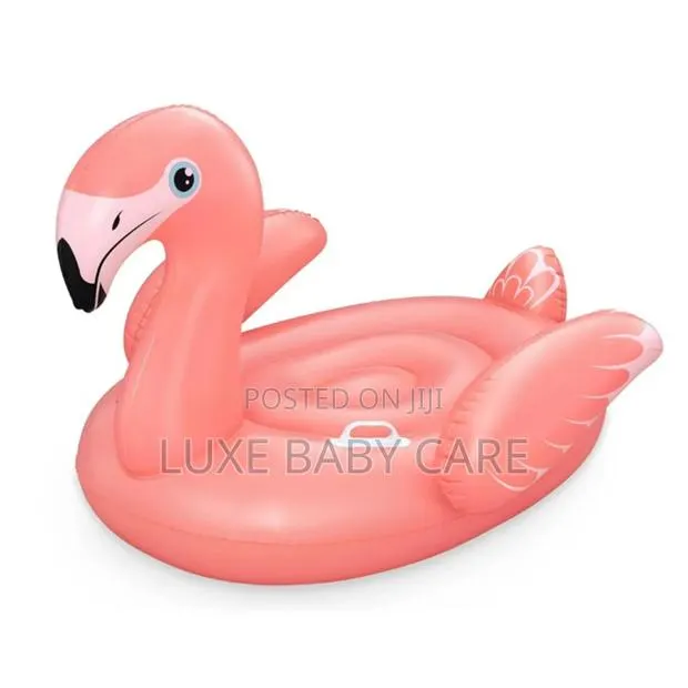 Inflatable Flamingo Pool Floater · Photo 3
