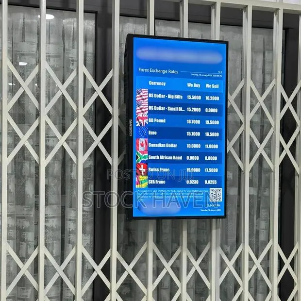 32 Inch Exchange Rates Board · Photo 1