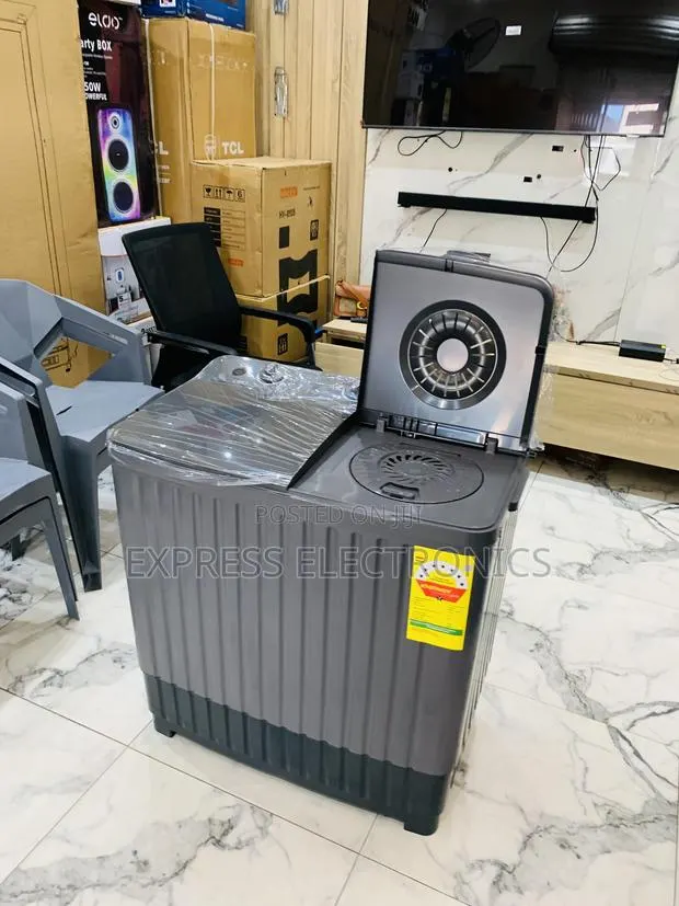Lovely New Black Nice Design Nasco 11kg Topload Twintub Semi Auto · Photo 1