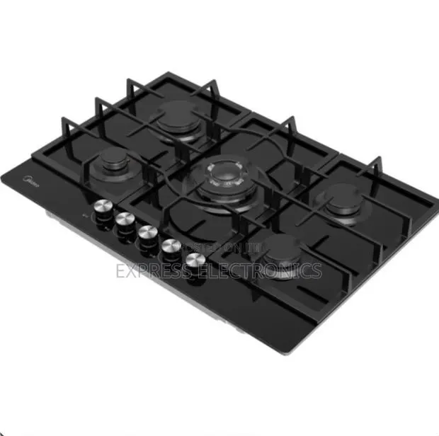 Text Is for Midea 90Gq095 Built-in Gas Stove, 5 Burners, 60X50 Cm - · Photo 1