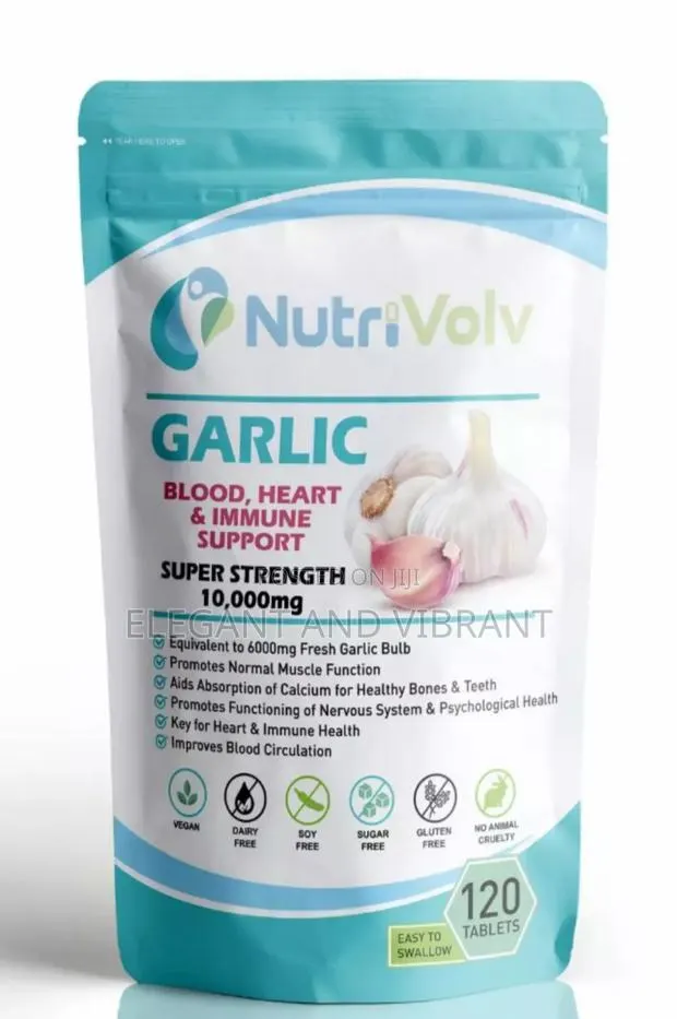Garlic 10000mg -Boost Immune Heart Blood Health Pure · Photo 1
