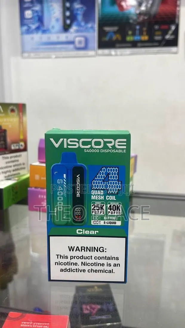 VISCORE S40000 Disposable Vape – Quad Mesh Coil | 40,000 Puffs | · Photo 1