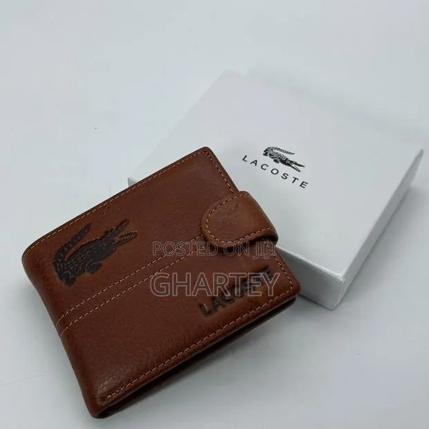 Lacoste Quality Leather Pocket Wallet - Brown,Coffee Black · Photo 1