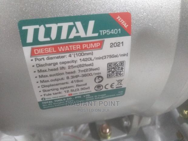Total 8.5hp 4inches Diesel Water Pump · Photo 2