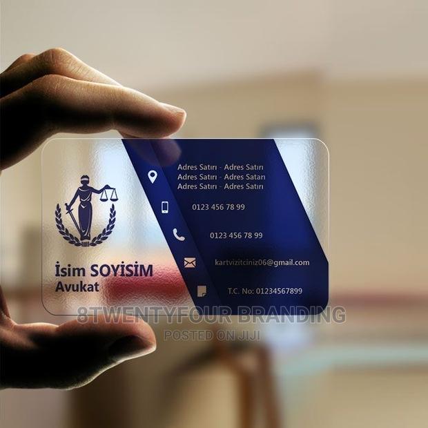 Flexible Luxury Pvc Transparent Cards (Call Cards 100pieces) · Photo 5