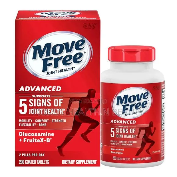 Move Free Advanced Glucosamine Chondroitin + Calcium Fructoborate 200s · Photo 1