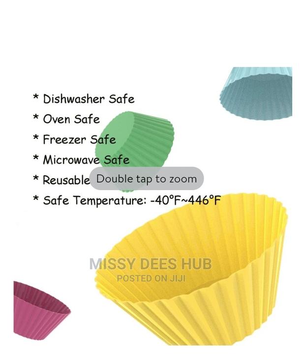 Silicone Cupcake Mold - 6pcs · Photo 6
