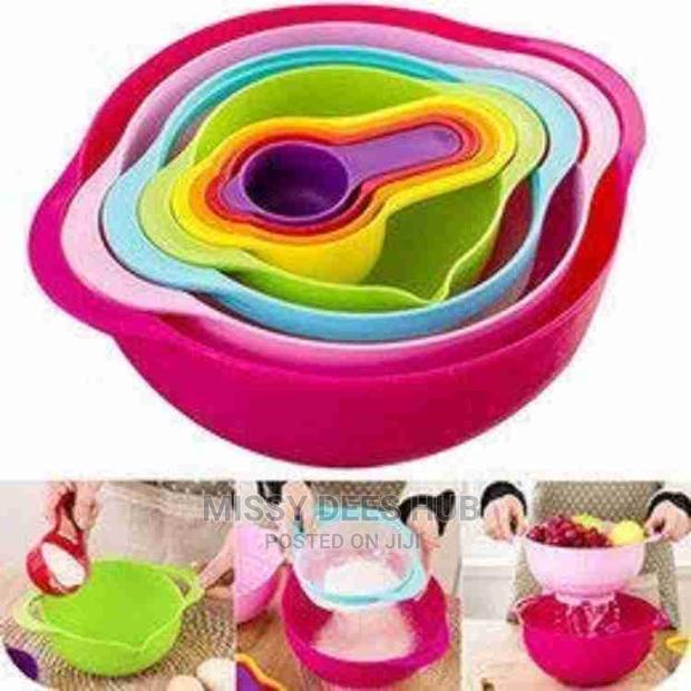 10pcs Multicolor Mixing Bowls Set · Photo 2