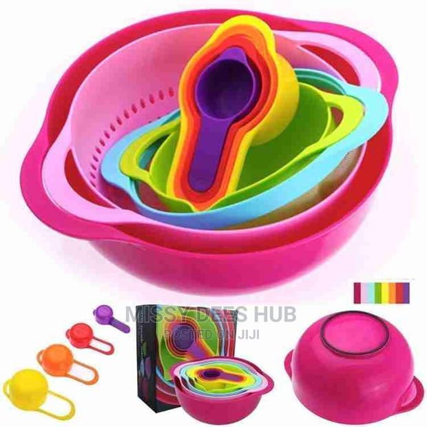 10pcs Multicolor Mixing Bowls Set · Photo 7