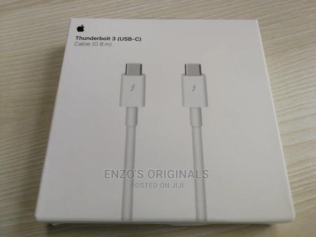 Apple Thunderbolt 3 Cable 0.8 M - Mq4h2am/A (A1896) Original · Photo 4