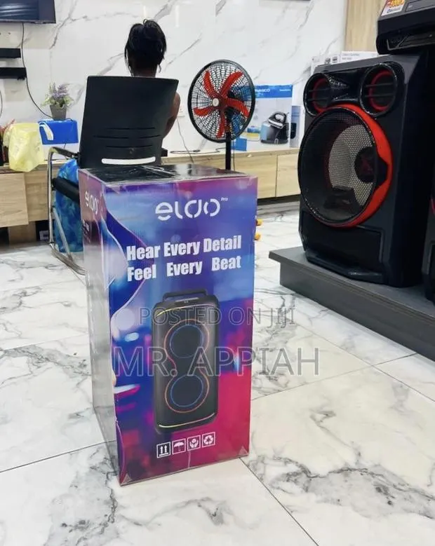 Order Quality Eldo Pb1-100 Double 6,5" Portable Speaker(Black) · Photo 1