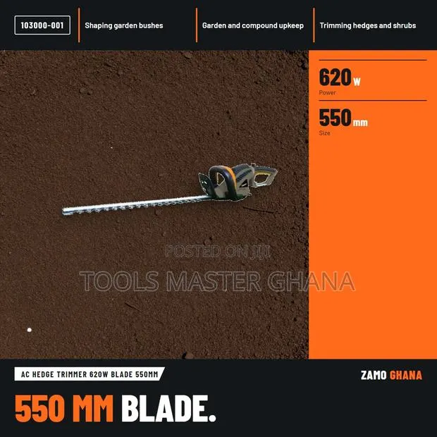 AC Hedge Trimmer 620W Blade 550Mm - 103000-001 · Photo 1