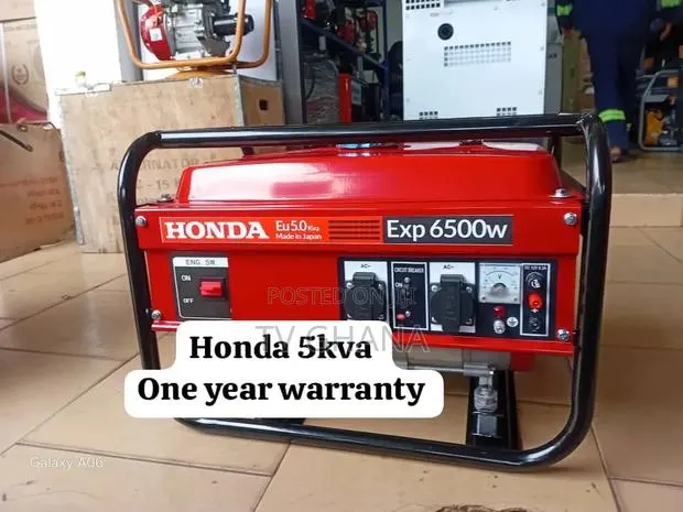 Honda 6500W Power Generator – Trusted Honda Performance5kva · Photo 1