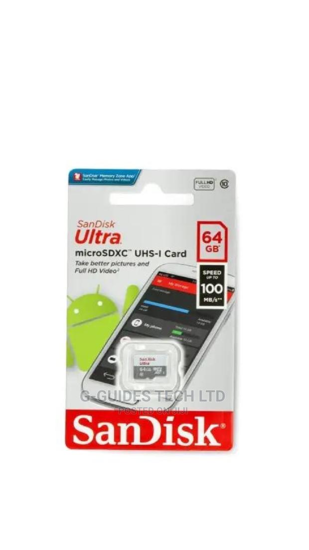 Memory Card Sandisk Ultra Microsd 64gb 100mb · Photo 2