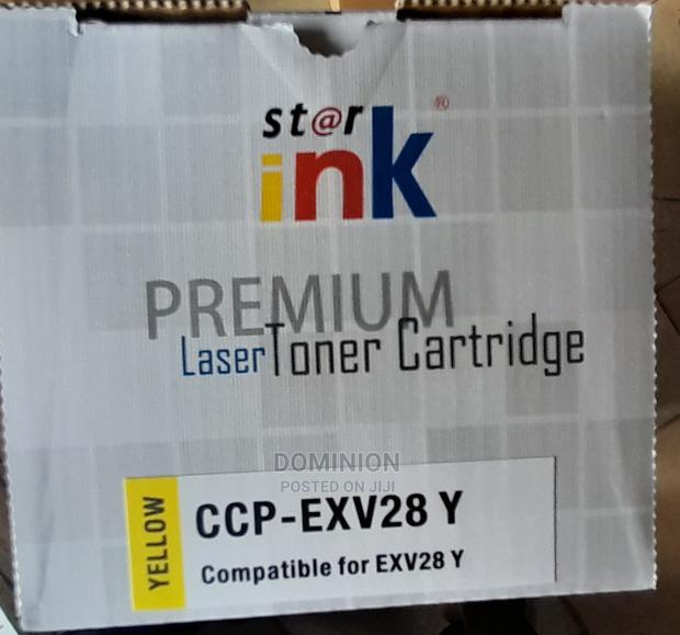 Star Ink CCP-C-Exv28 Yellow Compatible Toner CANON Copiers · Photo 1