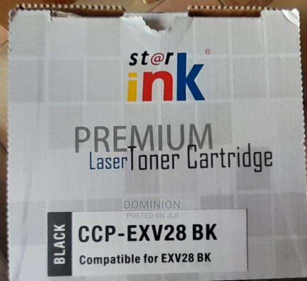 Star Ink CCP-C-Exv28 Black Compatible Toner CANON Copiers · Photo 1