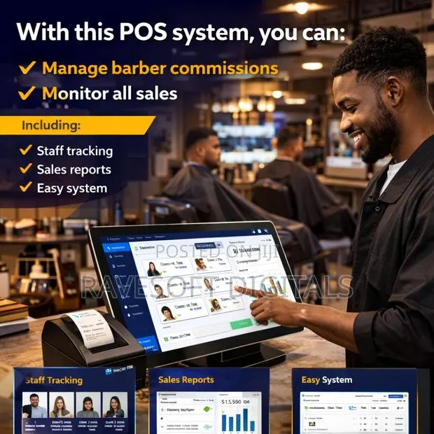 Pos System for Barbershops -- Fast Track Payments · Photo 1