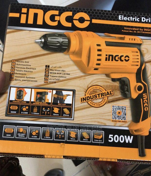 INGCO Electric Drill (500W) · Photo 1