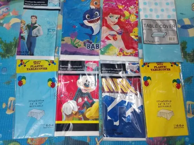 Kids Party Table Cloth Rubber Price for 1 · Photo 1