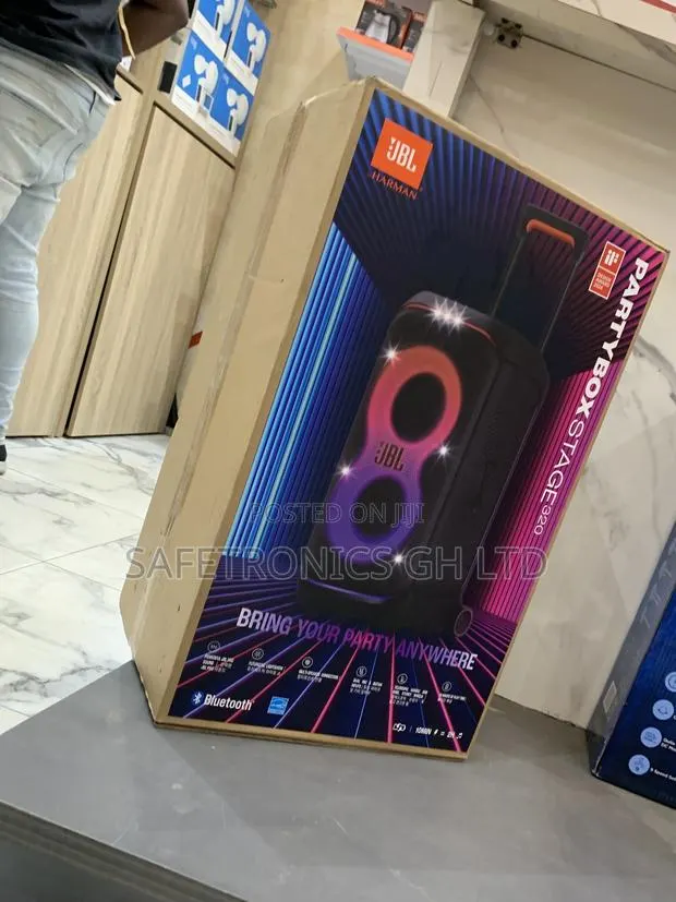 Lastest Bluetooth JBL Partybox Stage 320 Black 240 Watts Speaker · Photo 1