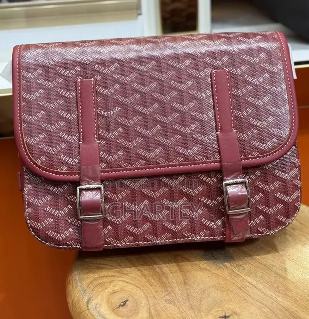 Authentic Goyard Belvédère Pm Sidebag – Burgundy (Special Color) · Photo 1