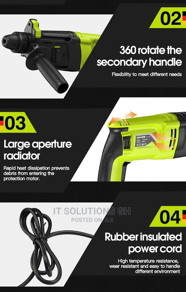ZHIPU Light Rotary Hammer Drill Electric Drills Two Multi-Pu · Photo 4