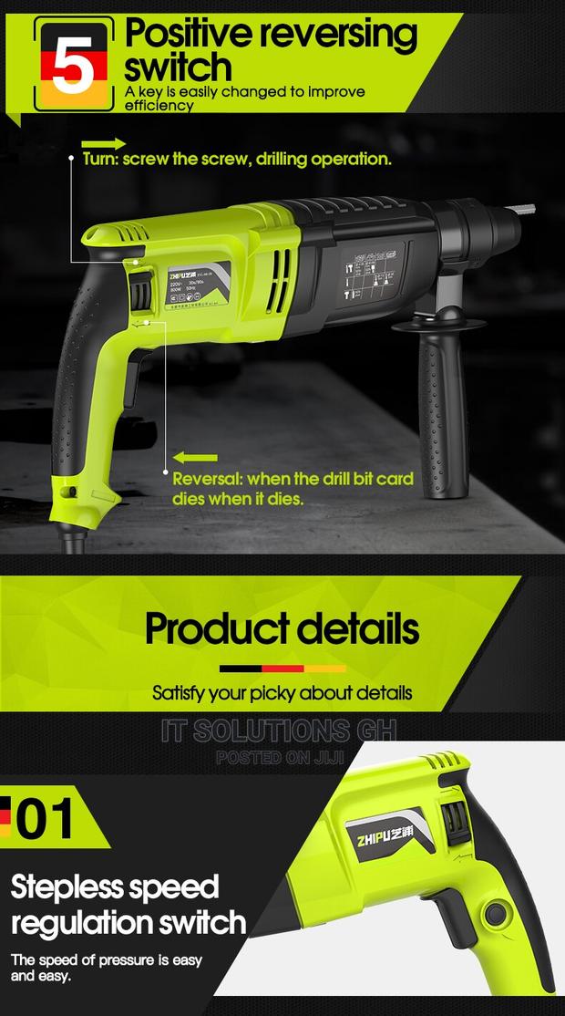 ZHIPU Light Rotary Hammer Drill Electric Drills Two Multi-Pu · Photo 5