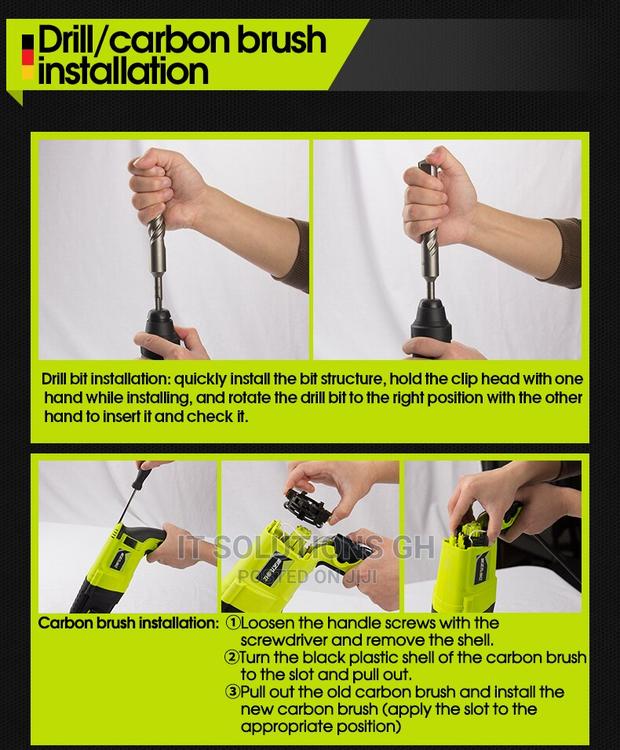 ZHIPU Light Rotary Hammer Drill Electric Drills Two Multi-Pu · Photo 6