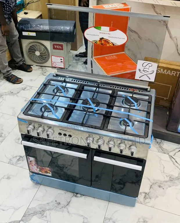 Durable Sleek Mediatech 60x90 Gray Gas Cooker · Photo 1
