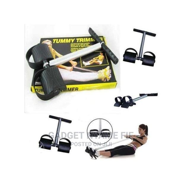Durable Spring Tummy Trimmer - Black · Photo 1