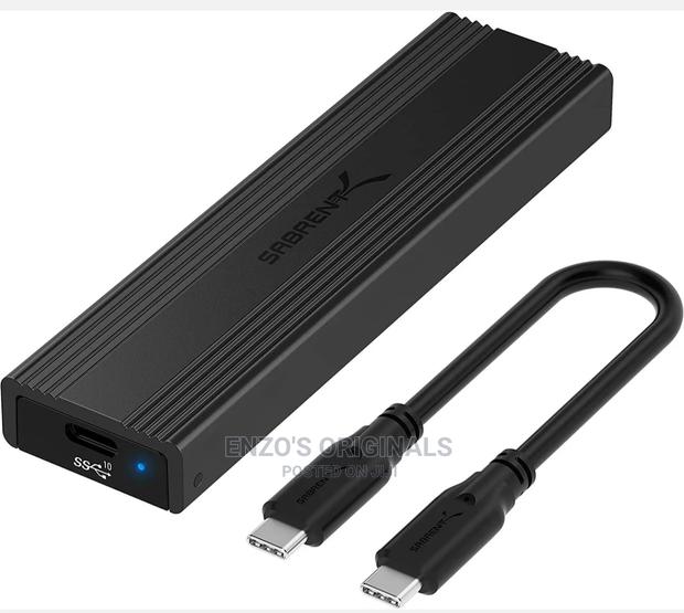 Sabrent M.2 Nvme Ssd Enclosure Single Double Cut Usb 3.2 · Photo 2