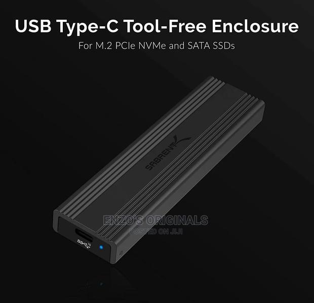 Sabrent M.2 Nvme Ssd Enclosure Single Double Cut Usb 3.2 · Photo 7