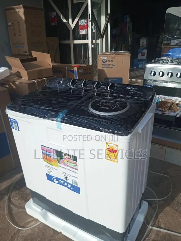 Large Capacity Pearl 12kg Washer – Clean Clothes Made Easy · Photo 1