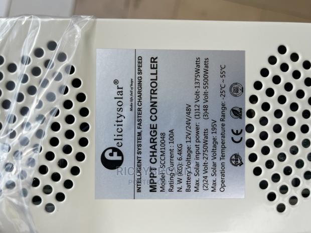 12/24/48v 100A Felicity MPPT Charge Controller · Photo 2