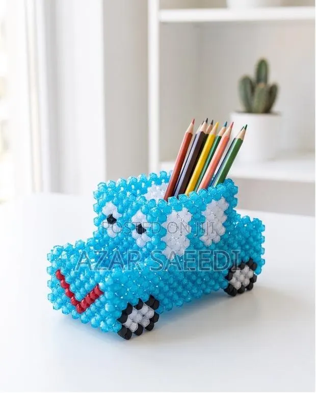 Handmade Bead Car Table Organizer · Photo 1